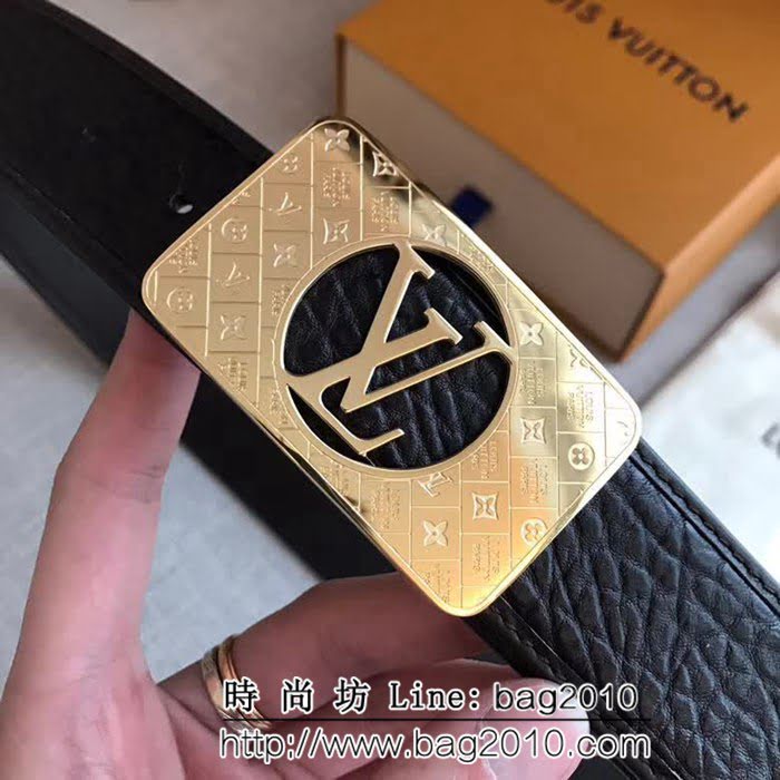 路易威登LV 內穿平滑 男士皮帶 原版頭層牛皮帶身 男士皮帶 LHG1565